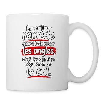 Le meilleur remède - Mug blanc - blanc - Droite