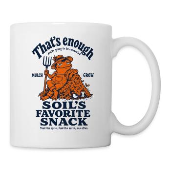 Urban Gardening That's Enough Soil - Mug - white - Right