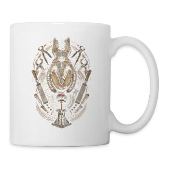 Maréchal-ferrant - Mug blanc - blanc - Droite