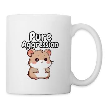Hamster d’agressivité pure - Mug blanc - blanc - Droite