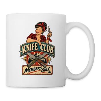 Club Klinge – Sigillet rétro réservé aux membres - Mug blanc - blanc - Droite