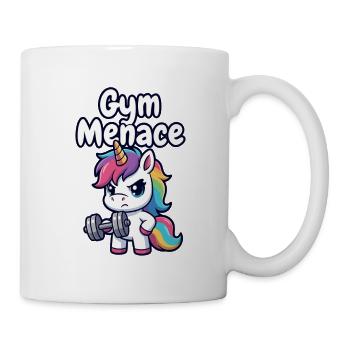Gym Menace Unicorn Lifter - Mug - white - Right