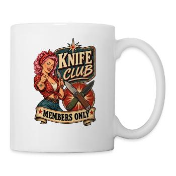 Réservé aux membres du Klingenclub - Mug blanc - blanc - Droite