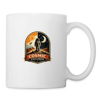 Cosmic Explorer Patch - Tasse - Weiß - Rechts
