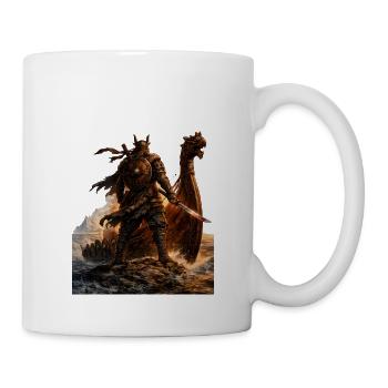 Dragonbound Warrior of the Sea - Mug - white - Right