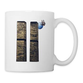 The two Towers - Tasse - Weiß - Rechts