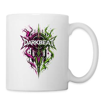 Darkbeat Hardstyle Hardcore Hardtechno Hardbass  - Tasse - Weiß - Rechts
