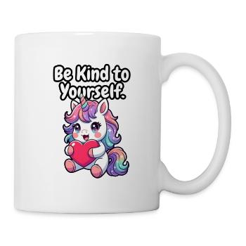 Be Kind to Yourself Unicorn - Mug - white - Right