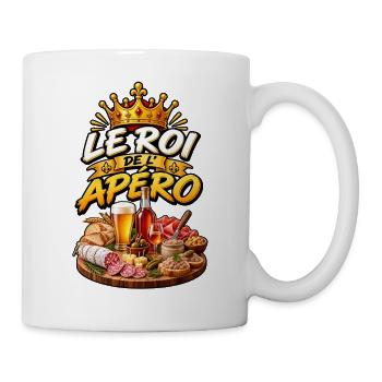 Le Roi de l'Apéro - Mug blanc - blanc - Droite