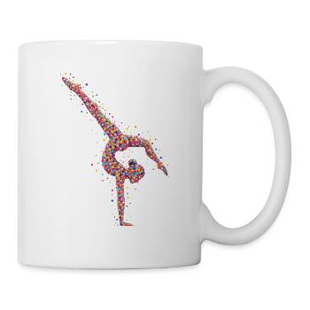 Gymnast Gymnastics Handstand Floor Walk - Mug - white - Right