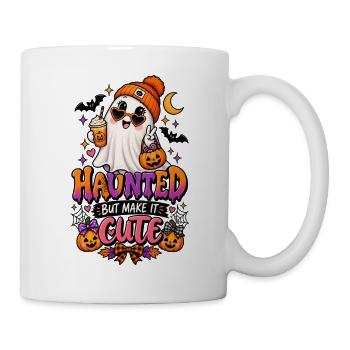 Haunted But Make It Cute Halloween - Mug - white - Right