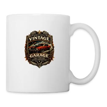 Vintage Garage Crest - Mug - white - Right