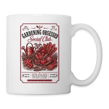 Club social obsédé par le jardinage urbain - Mug blanc - blanc - Droite