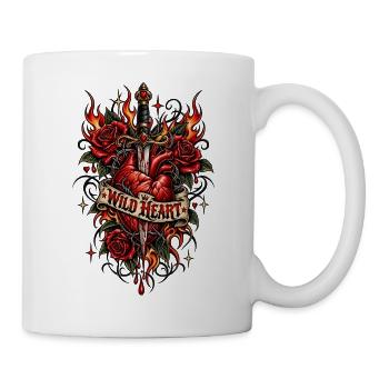 Wild Heart – Tattoo-Edition - Tasse - Weiß - Rechts