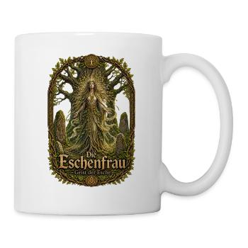 Eschenfrau – Geist der Esche - Tasse - Weiß - Rechts