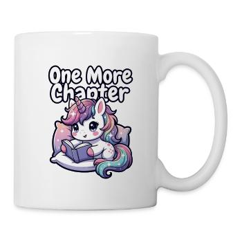 Un chapitre de plus : Licorne Douillette - Mug blanc - blanc - Droite