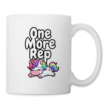Encore une répétition de la salle de licorne - Mug blanc - blanc - Droite