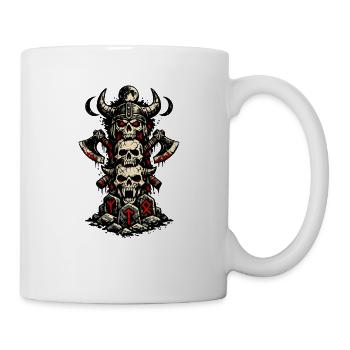 Viking Skull Warband - Mug - white - Right