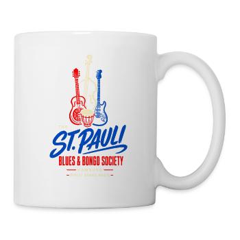 St. Pauli Blues & Bongo Society - Tasse - Weiß - Rechts