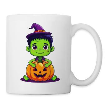 Halloween-Kind - Tasse - Weiß - Rechts