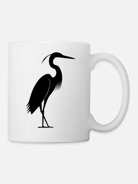 Heron - Tasse - Weiß