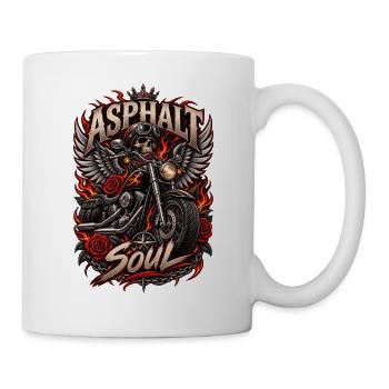 ASPHALT-SEELE - Tasse - Weiß - Rechts