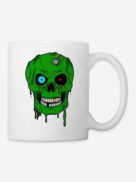 CyberZombie - Tasse - Weiß