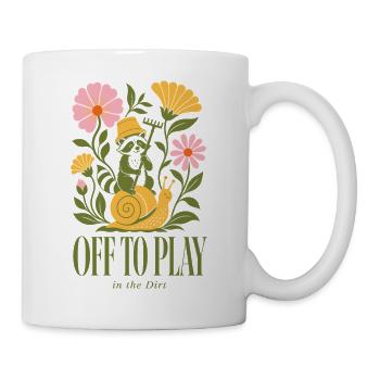 Stadtgärtnern, um im Dreck zu spielen - Tasse - Weiß - Rechts
