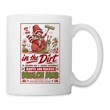 Urban Gardening Roots And Ruckus - Tasse - Weiß - Rechts