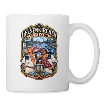 Gelsenkirchen Yacht Club – Kanalzugang - Tasse - Weiß - Rechts