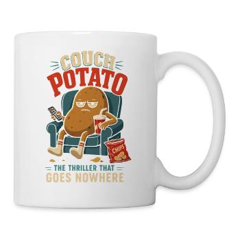 Couch Potato – Der Thriller ohne Handlung - Tasse - Weiß - Rechts
