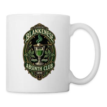 Blankenese Absinth Club 1899 – Hamburg - Tasse - Weiß - Rechts