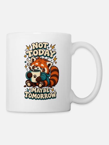 Roter Panda - Tasse - Weiß