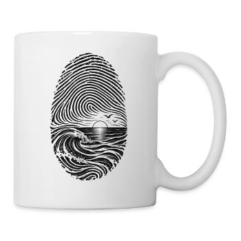 Das Meer ist Teil meiner Identität - Tasse - Weiß - Rechts