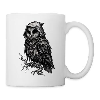 Schatteneule im Mantel des Nebels - Tasse - Weiß - Rechts
