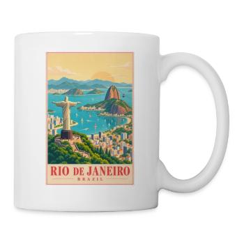 Rio de Janeiro Panorama - Tasse - Weiß - Rechts