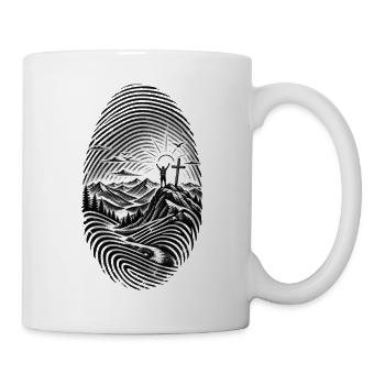 Wandern gehört zu meiner Identität - Tasse - Weiß - Rechts