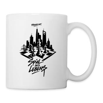 Frankfurt Spiel des Lebens - Tasse - Weiß - Rechts