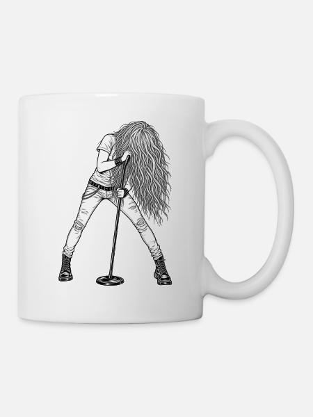 Sänger - Tasse - Weiß