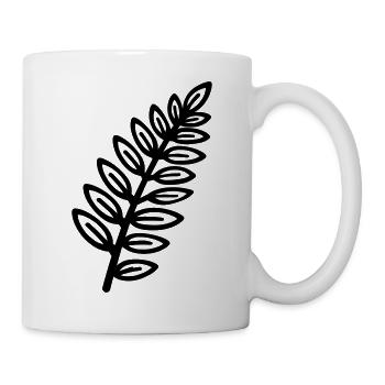 Farn - Tasse - Weiß - Rechts