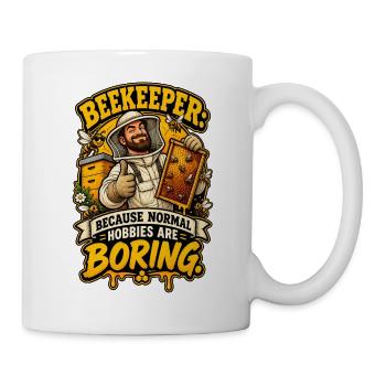 Beekeeper Hobbies - Tasse - Weiß - Rechts