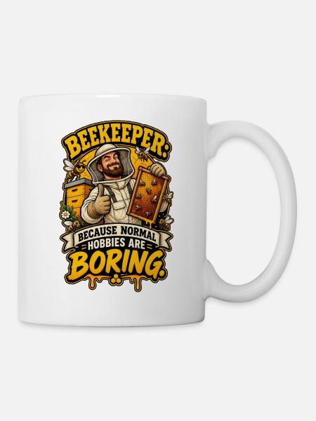 Beekeeper Hobbies - Tasse - Weiß
