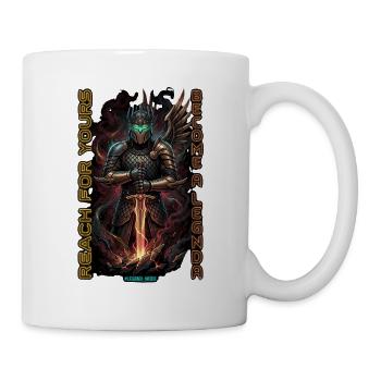 Cyber-Ritter der Legende - Tasse - Weiß - Rechts
