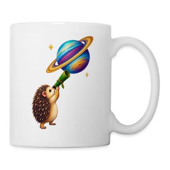 Blatt-Teleskop - Tasse - Weiß - Rechts