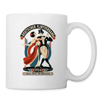Deutscher Flirtverband – Tabulos seit 1924 - Tasse - Weiß - Rechts