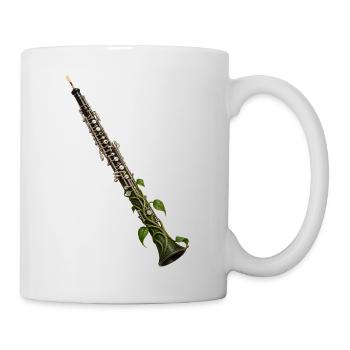 Botanische Reben-Oboe - Tasse - Weiß - Rechts