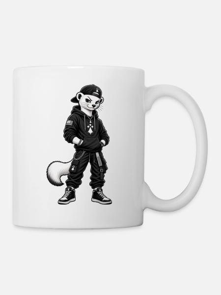 Cool Ermine - Tasse - Weiß