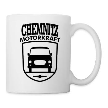 Barkas B1000 Motorkraft Chemnitz Wappen v1.2 - Tasse - Weiß - Rechts