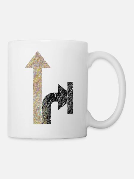 Zeichensetzung - Tasse - Weiß