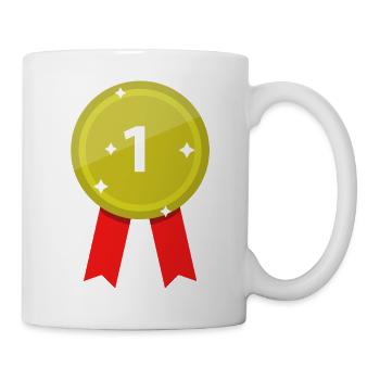 Medaille - Tasse - Weiß - Rechts